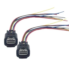 2x Fit For Honda CR-V 2017-2022 Headlight Connector Plug Wire Harness Pigtail A2