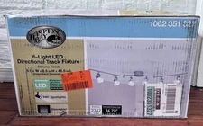 Hampton Bay 6-Light 4 ft. Chrome Integrated LED Track Lighting Kit, 29206-HBU