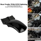 Short Rear Fender Mudguard w/LED Light For Harley Softail Street Bob FXBB 18-25