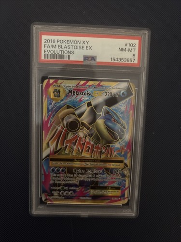Blastoise graded PSA 8 for sale on eBay