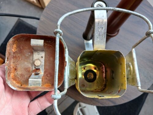 JUSTRITE MFG. Railroad Mining Flash Light Lantern Metal Made in USA No Battery - Picture 5 of 5