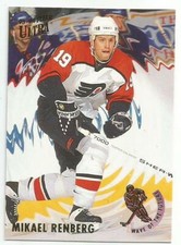MIKAEL RENBERG 1993-94 FLEER ULTRA WAVE OF THE FUTURE CARD MINT CONDITION 