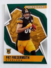 Pat Freiermuth Green Rookies & Stars #132 Pittsburgh Steelers RC