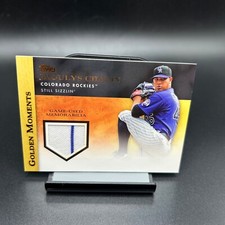 2012 Topps #GMR-JC Jhoulys Chacin Golden Moments Patch Colorado Rockies