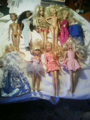 Barbie Doll Tutte Le Bambole Di Barbie BLOCCO DI 10 BAMBOLE