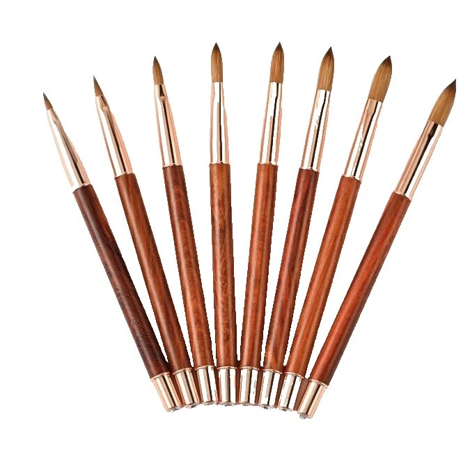 Herramientas para Arte de Uñas de Metal marrón