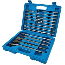 17-tlg Bohrhammer SDS Plus Bohrer und Meißel Set