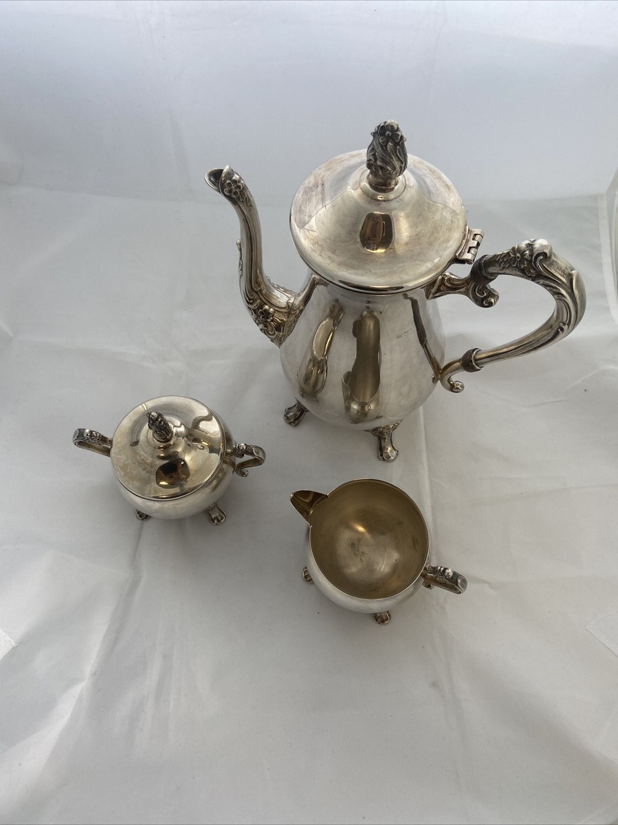 Vintage Newport Gorham Silverplate Silver Plated Teapot with