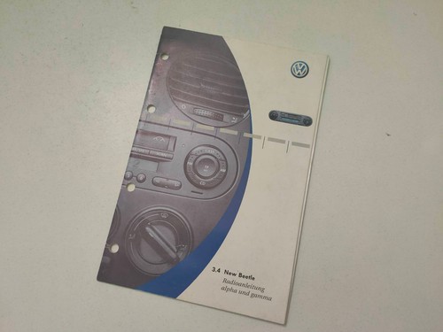 VW Radio New Beetle Bedienungsanleitung