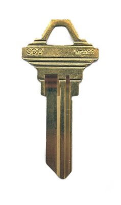 JMA SLG-11E Key blank Replacement for Schlage E SC8/1145E (BR) (50-Pack)