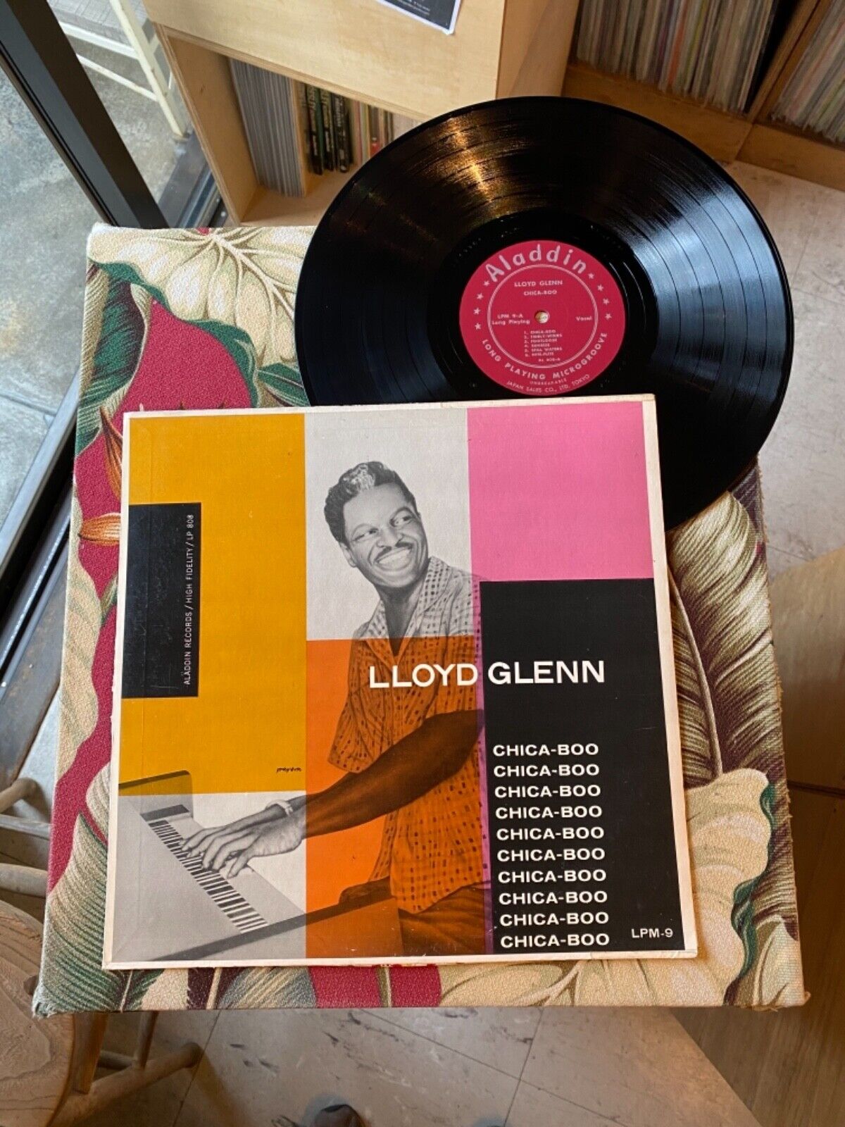 Lloyd Glenn ‎– Chica-Boo ALADDIN RECORDS Japan Sales LP