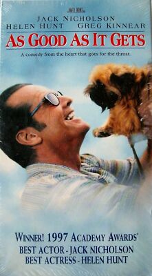 VHS - As Good As It Gets (Jack Nicholson, Helen Hunt 1997) - Brand New 