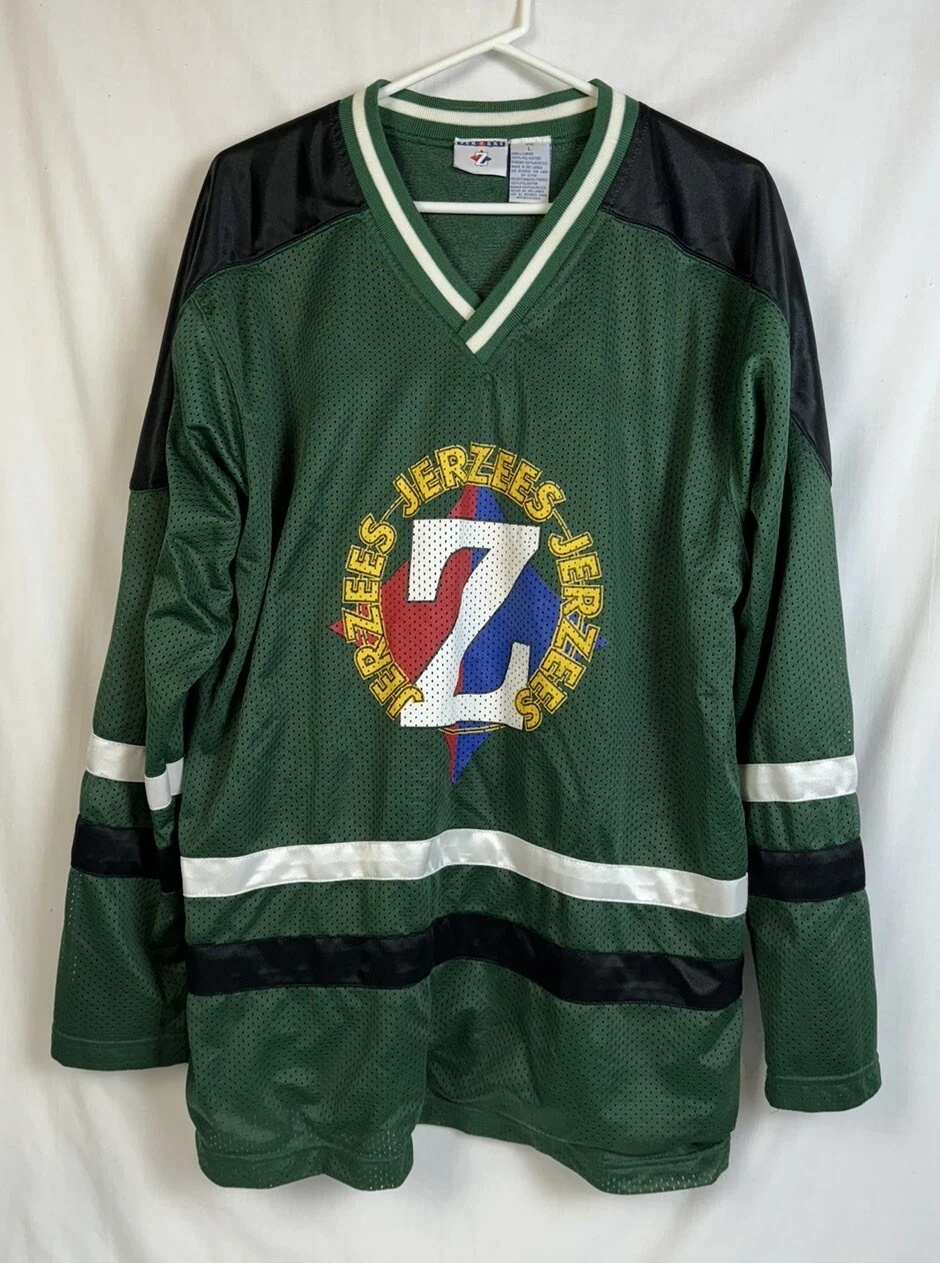 Vintage Jerzees Hockey Jersey Mesh Athletic Hip Hop Pullover Men's Large 90s