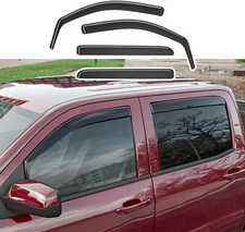 Visor Trim Cover Side Window Visor Deflector For 2014-2018 Chevy Silverado