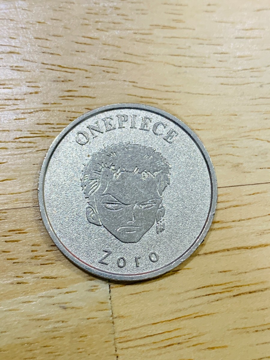 Roronoa Zoro ONE PIECE Coin Medal Silver Color 2000 SUMMER ONE-10