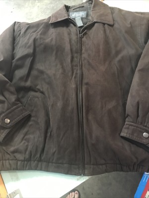 van heusen leather jacket