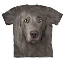 The Mountain Dog Weimaraner Big Face Loyal Hunting Dogs Animal Gray Shirt 3X-5X