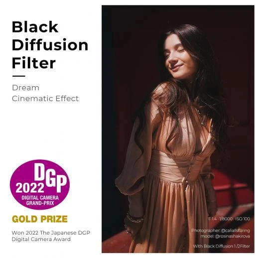 K&F Concept Black-Mist Filter 1/4 Special Effects Filter Diffusion 49/67/72/77mm - Image 3 of 4