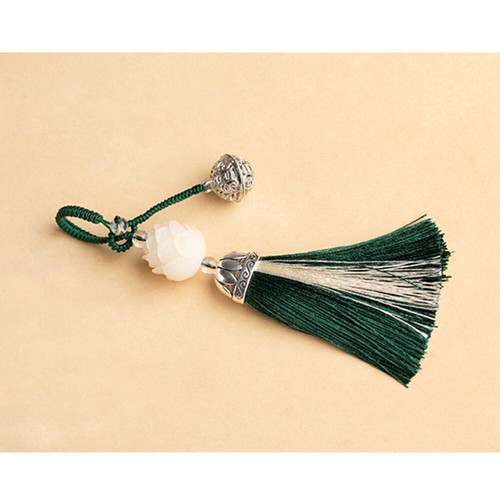 Chinese Style Long Tassel Pendant Phone Hanging Chain Lanyard Bodhi Beads - Zdjęcie 11 z 11