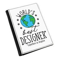 World's Best Designer Passport Halter HüLle ÜBerzug Lustig Favorit Grafik Design