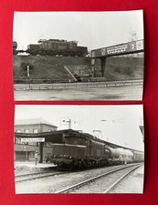 2 x DDR Eisenbahn Foto 1979/87 E-Lok BR 254 115-9 in ZWICKAU   ( 130178