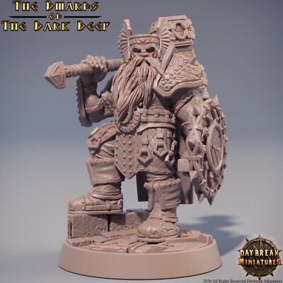 Zwerg Dwarf Imar Hakka -  32mm 75mm Tabletop Miniatur Fantasy D&D Wargaming
