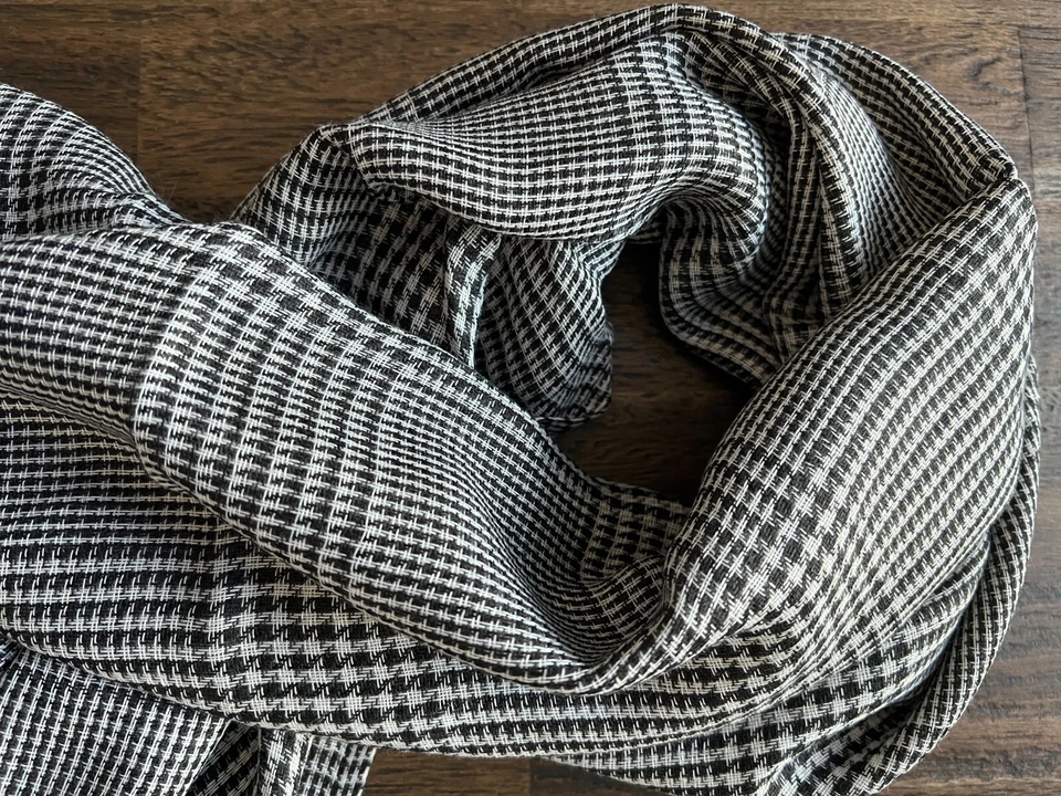 Bufanda a cuadros Leith gris Multi Glen nueva con etiquetas (A60347) Foto 3 de 4