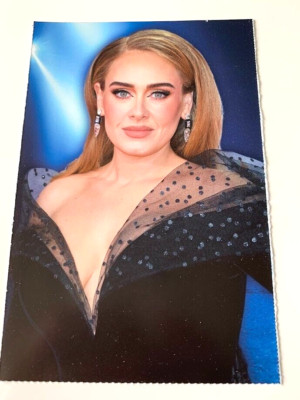 ADELE LAURIE BLUE ADKINS POP STAR UK RARE FRENCH TRADING CARD COLLECTOR