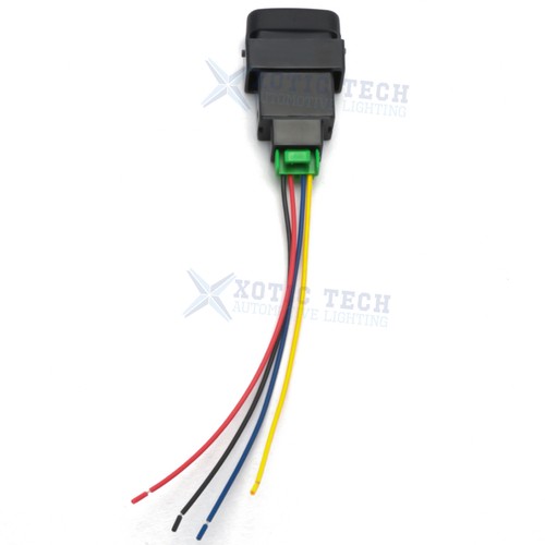 Factory Style 4-Pole 12V Push Button Switch w/LED Indicator Light For Mitsubishi - Bild 8 von 12