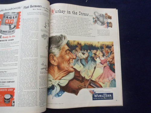 1945 APRIL BETTER HOMES & GARDENS MAGAZINE - COCA-COLA AD BACK COVER - SP 6118G - Picture 6 of 8