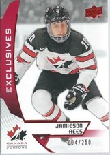 2019-20 Upper Deck Team Canada Juniors JAMIESON REES Exclusives #2 004/250