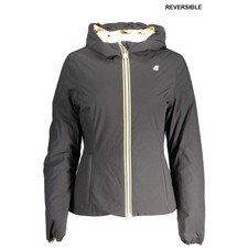 K-way Black Nylon Jackets & Coat