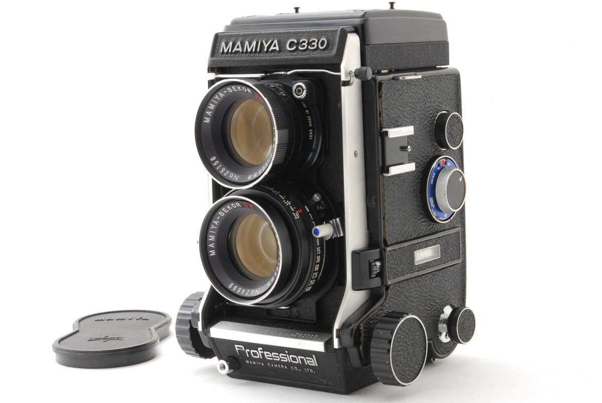 MINT-】Mamiya C330 Pro TLR Film Camera Sekor 105mm F3.5 Blue MINT-】Mamiya C330 Pro TLR Film Camera Sekor 105mm F3.5 Blue