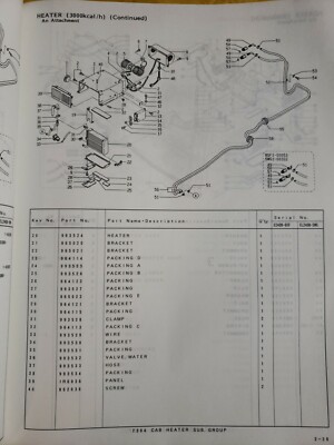Caterpillar Cat E240B EL240B Track Type Excavator 3116T eng Parts