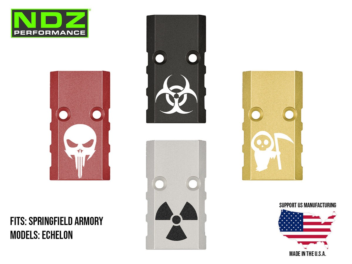 NDZ Springfield Echelon VIS Optic Slide Cover Plate Aluminum