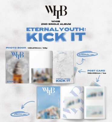 1P] WHIB - 2ND SINGLE ALBUM [ETERNAL YOUTH : KICK IT] CD K-pop