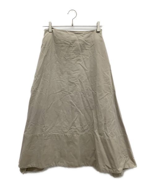 Madison Blue Mi-Mollet Flare Back Satin Skirt Size M From Japan 