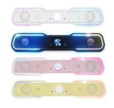 Royche RGB LED Gaming Computer PC Speaker Soundbar RSB-G5000 - 4color