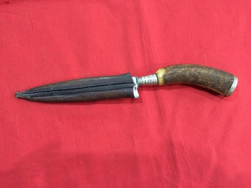 GERMAN WW1 BOOT KNIFE GERMANY WWII COLTELLO STIVALI MILITARY ELITE FIELD KNIFE - Picture 5 of 9