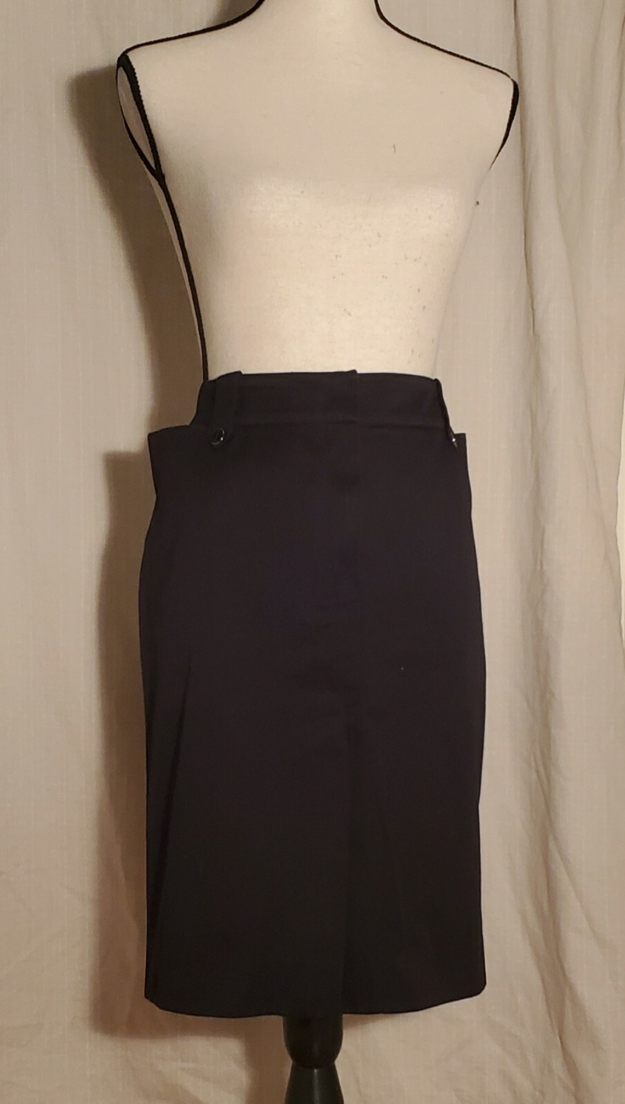 Gonna vintage a matita sopra le ginocchia YVES SAINT LAURENT taglia F44 made in France