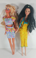 Hawaiian Fun Barbie Doll Lot of 2 Mattel