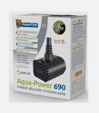 SuperFish Aqua-Power 690 Aquarium Pump Circulation LPH Powerhead Fish Tank #L
