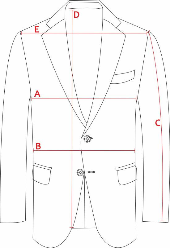 Men's half-length coat - Mark