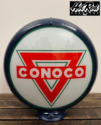 CONOCO Reproduction 13.5'' Gas Pump Globe - (Dark Blue Body)