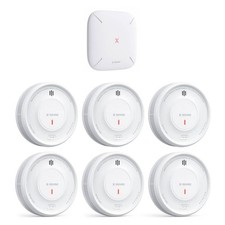 X-Sense XS0D-MR61 RF-Rauchmelder-Set mit SBS50 Basis & 6x XS0D-MR Rauchmelder