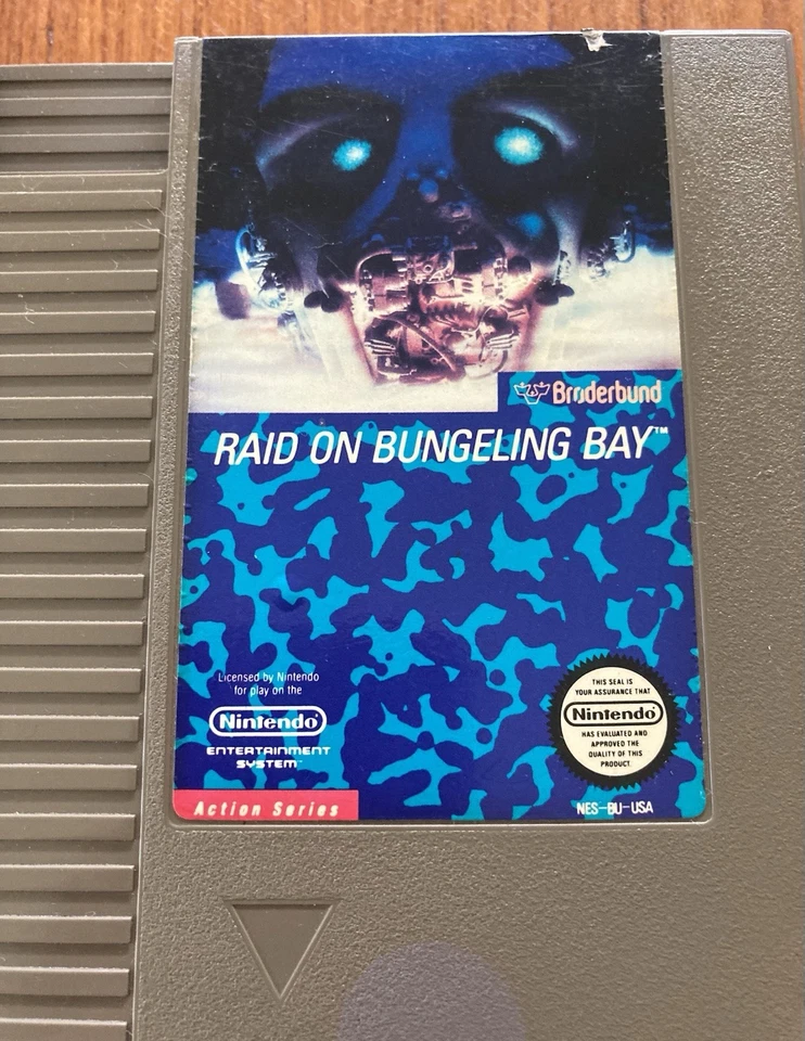 NES ~ RAID ON BUNGELING BAY ~ Nintendo 5 Screw NES-BU-USA Game Cart Only NTSC - Image 2 of 4