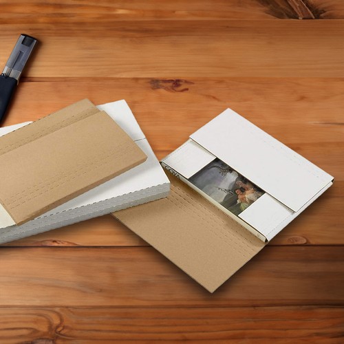White Easy-Fold Mailers 9 5/8 x 6 5/8 x 2 1/2" ECT-32B 50/Case - Picture 5 of 5
