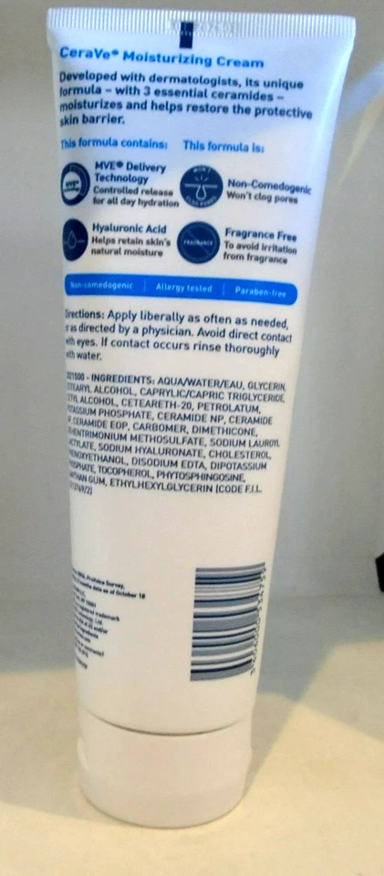 Crema hidratante CeraVe para piel normal a seca 8 fl oz sellada ¡NUEVA!! Foto 2 de 2