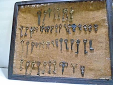 52 Vintage Keys Skeleton, Barrel, Clock, Unknown