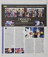 Dissidia Final Fantasy PSP Game Preview Magazine Article Square Enix 2009